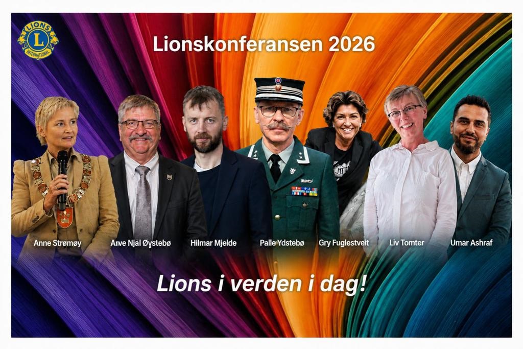 Artikkelbilde til artikkelen Bli med på Lionskonferansen 2026